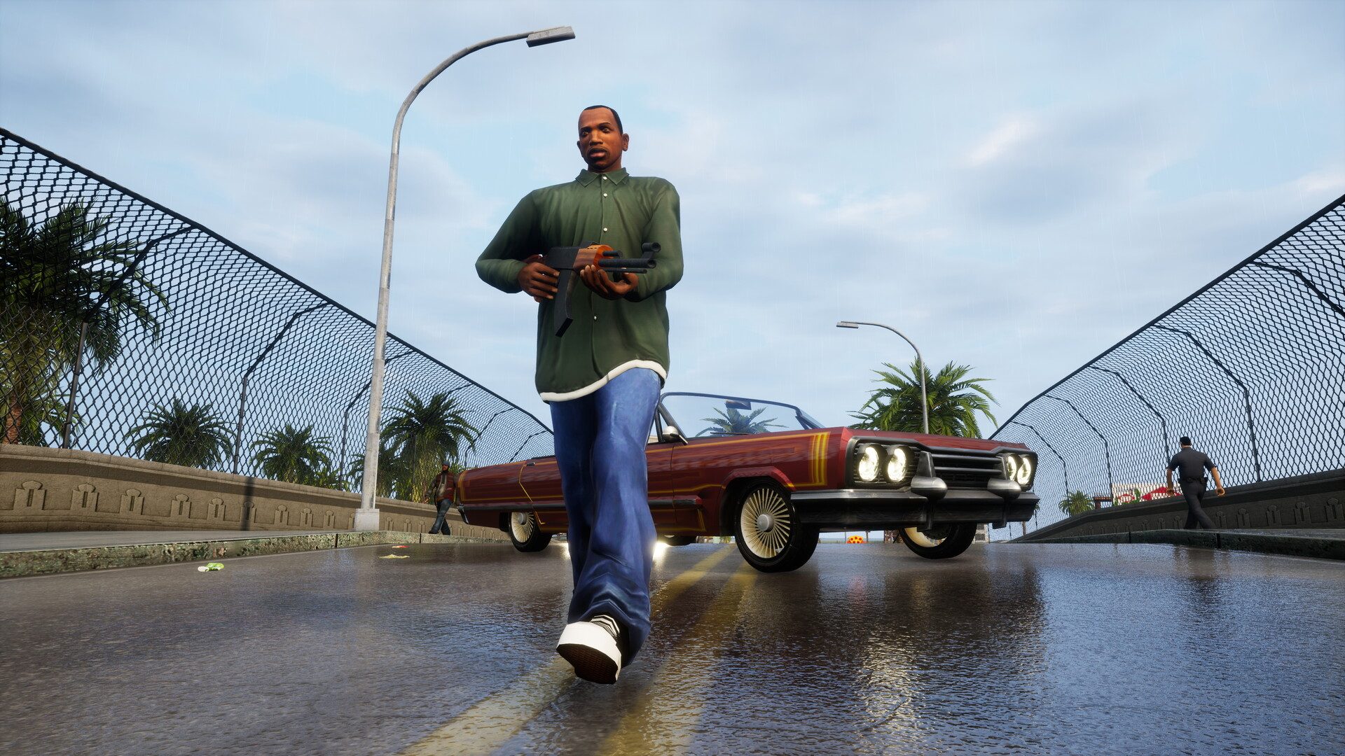 GTA Trilogy : Vice City de nuit en néons