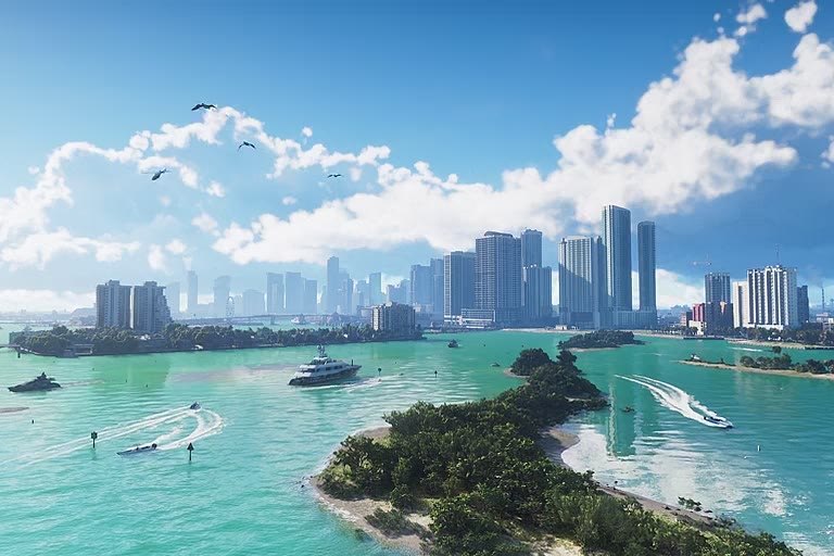 Vice City at night in GTA 6